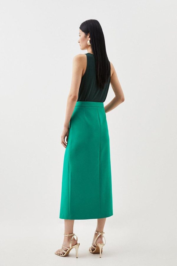 Clean Tailored Maxi Skirt - Image 3
