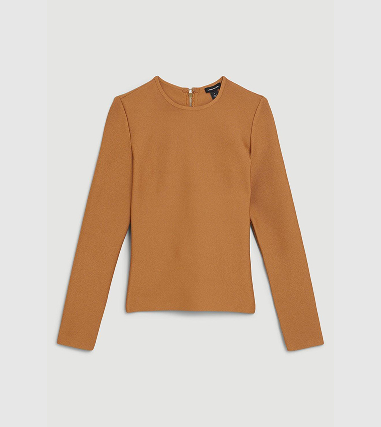 Bandage Figure Form Knit Top - Image 4