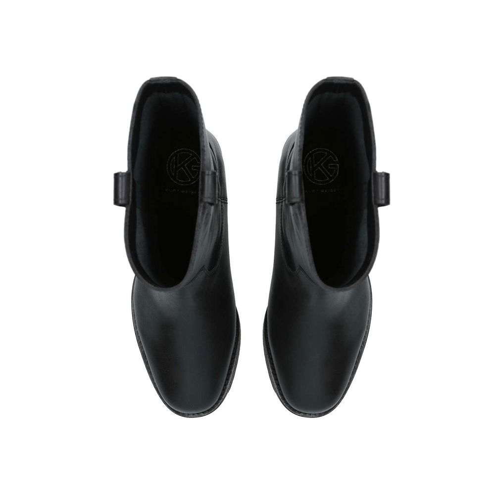Terry Ladies Black Leather Boots - Image 2