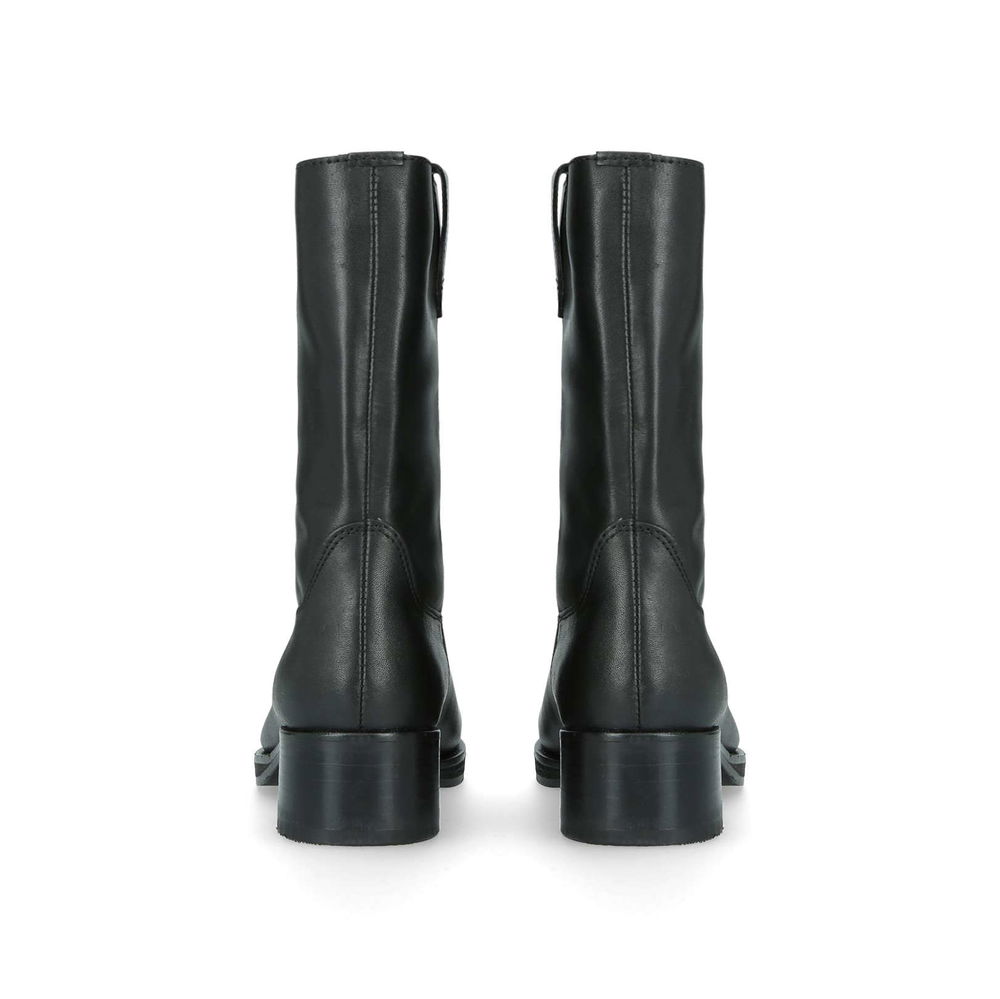 Terry Ladies Black Leather Boots - Image 3