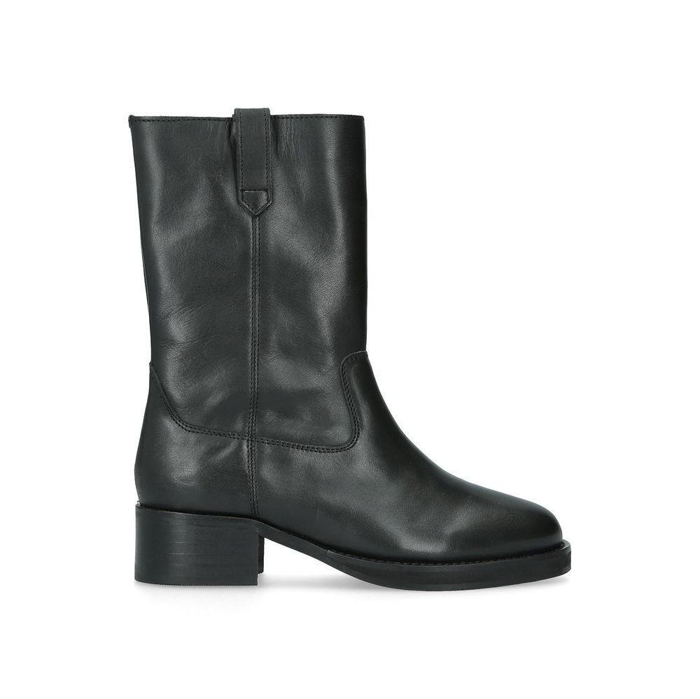 Terry Ladies Black Leather Boots - Image 4