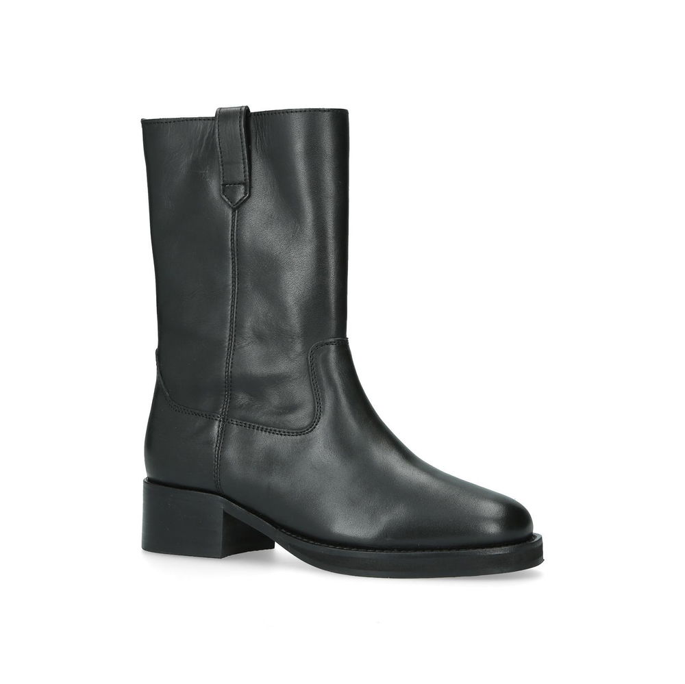 Terry Ladies Black Leather Boots