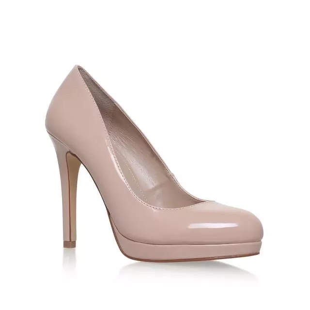 Kandy Patent Nude Shoes - Image 2