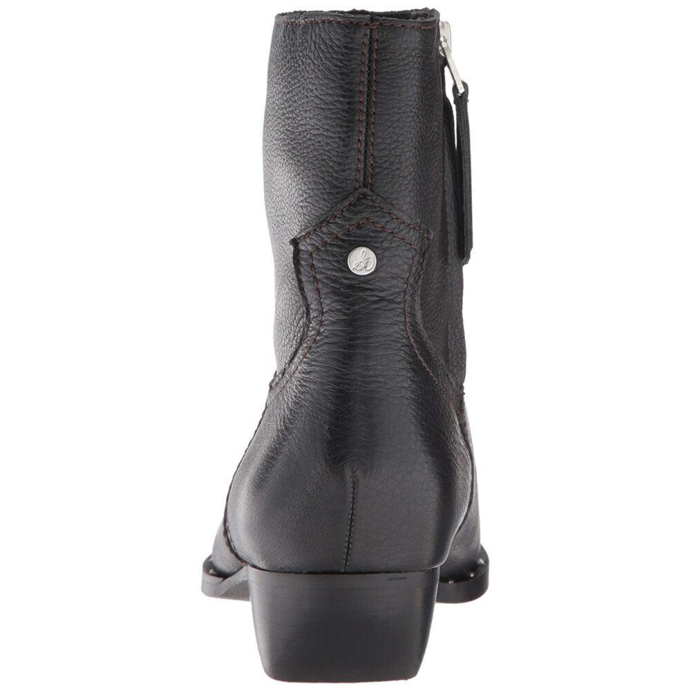 Ava Black Leather Boots - Image 3