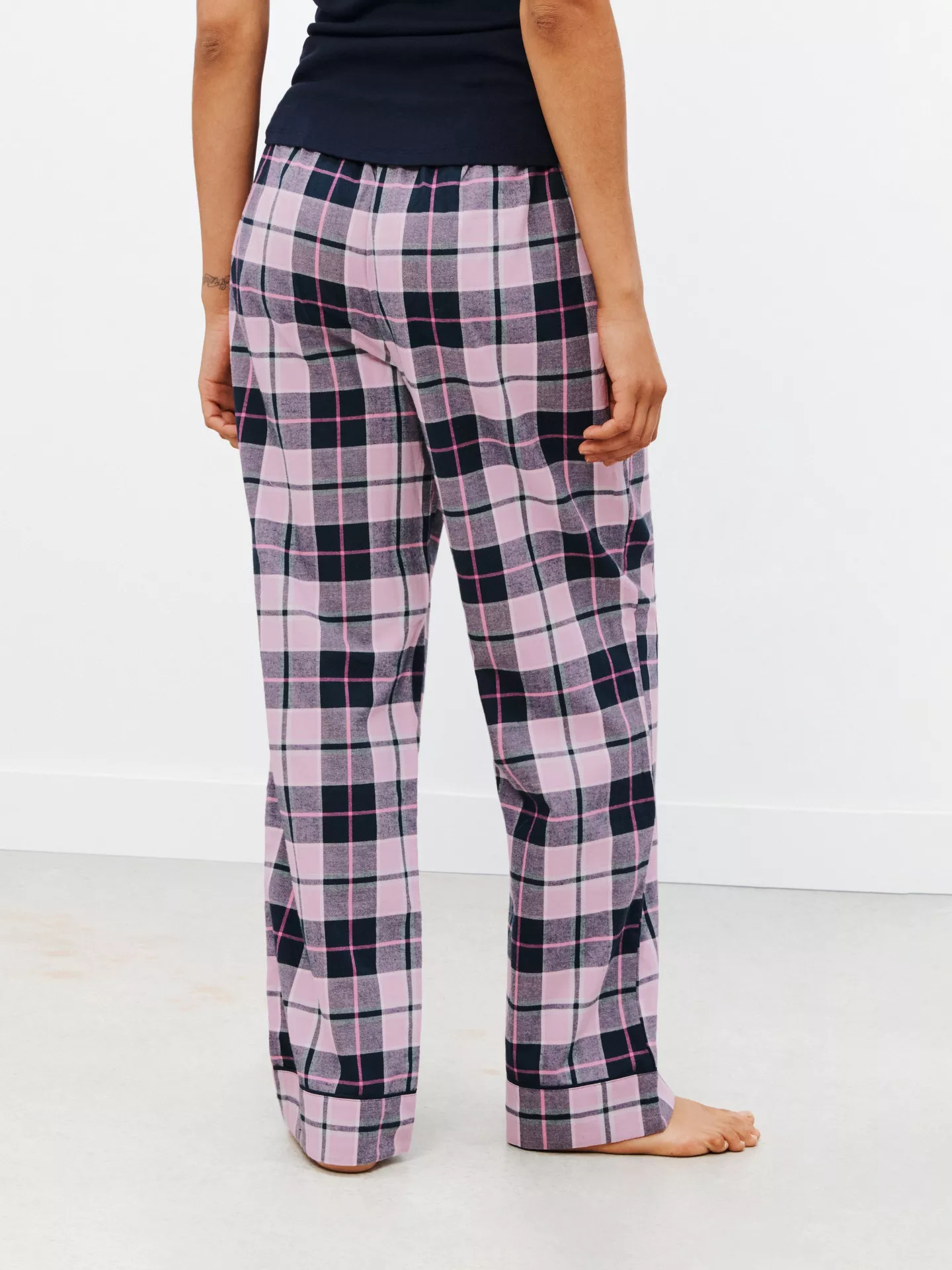 Naomi Check Pyjama Bottoms - Image 5