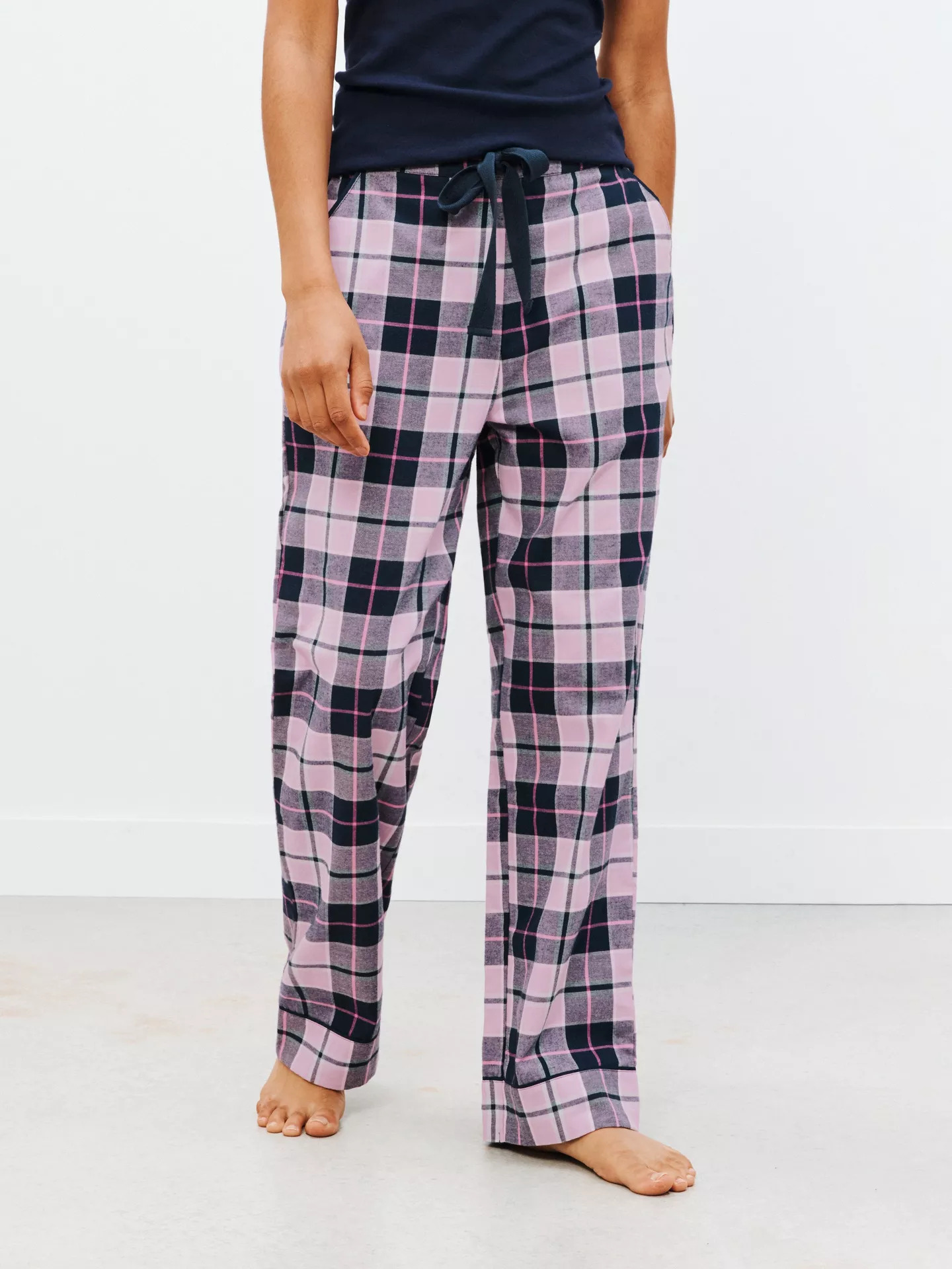 Naomi Check Pyjama Bottoms - Image 3