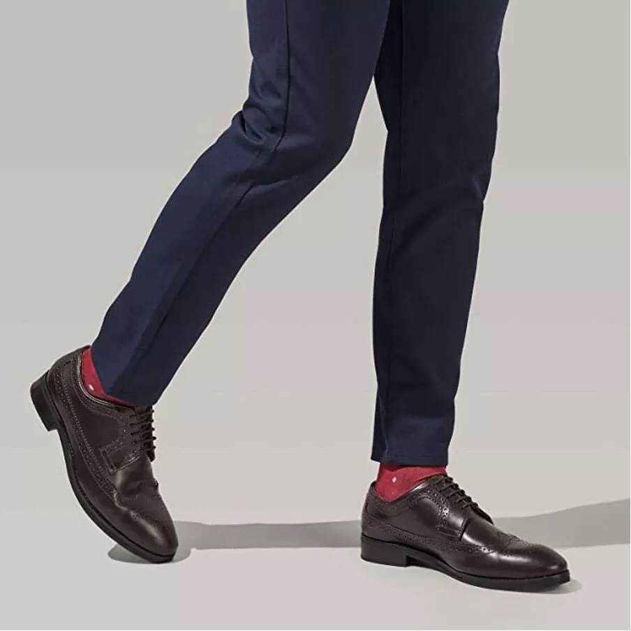 Wine Chad Brogues Shoes