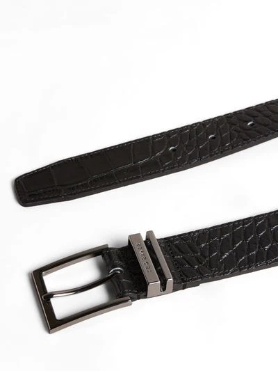 Leather Croc Belt - Image 4