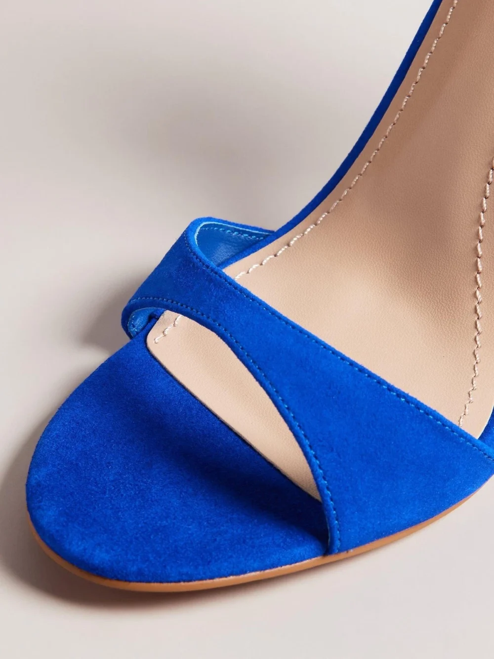 Helmias Suede Heeled Sandals - Image 4