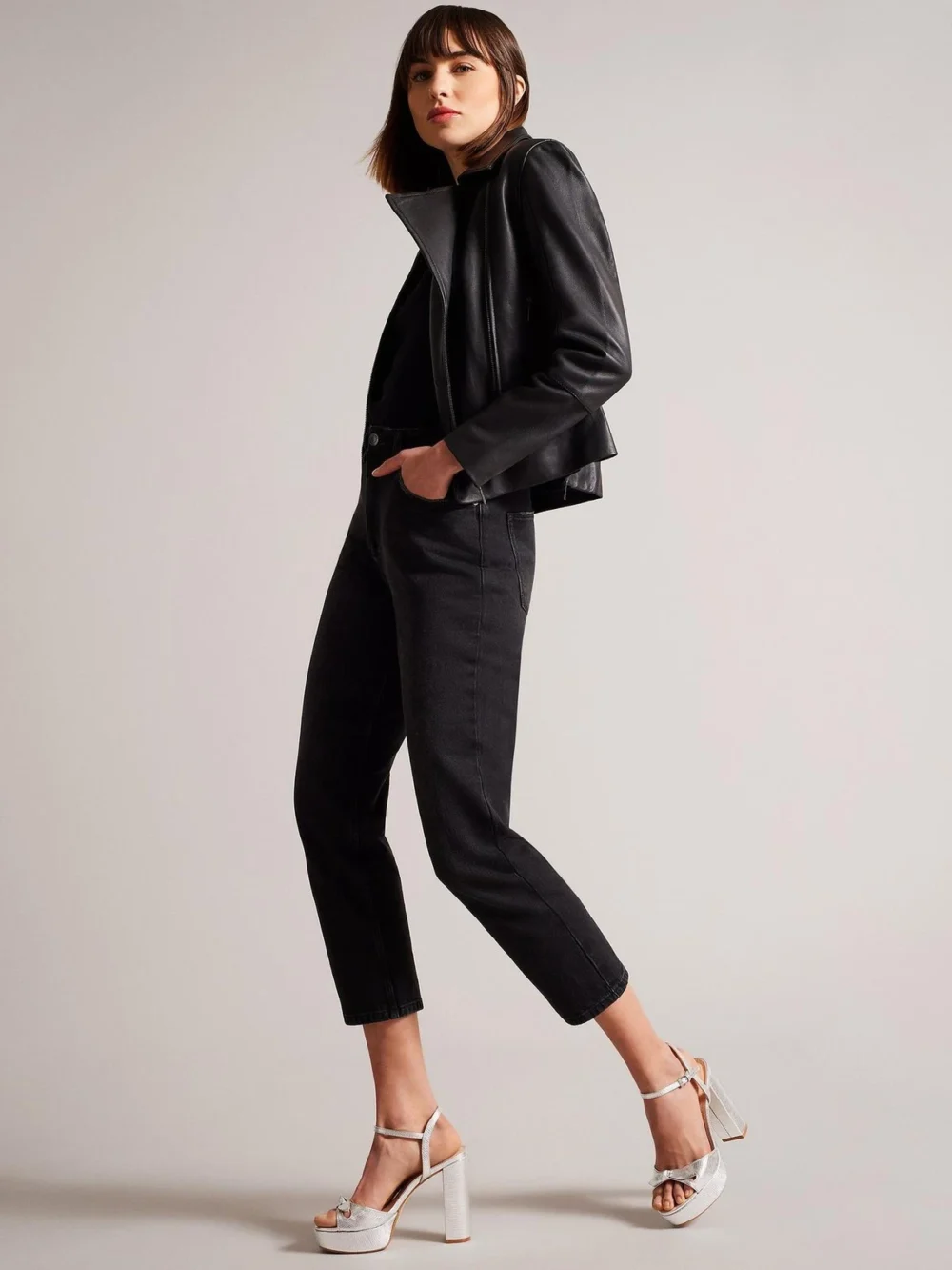 Kayllah Bow Detail Platform Sandals - Image 2