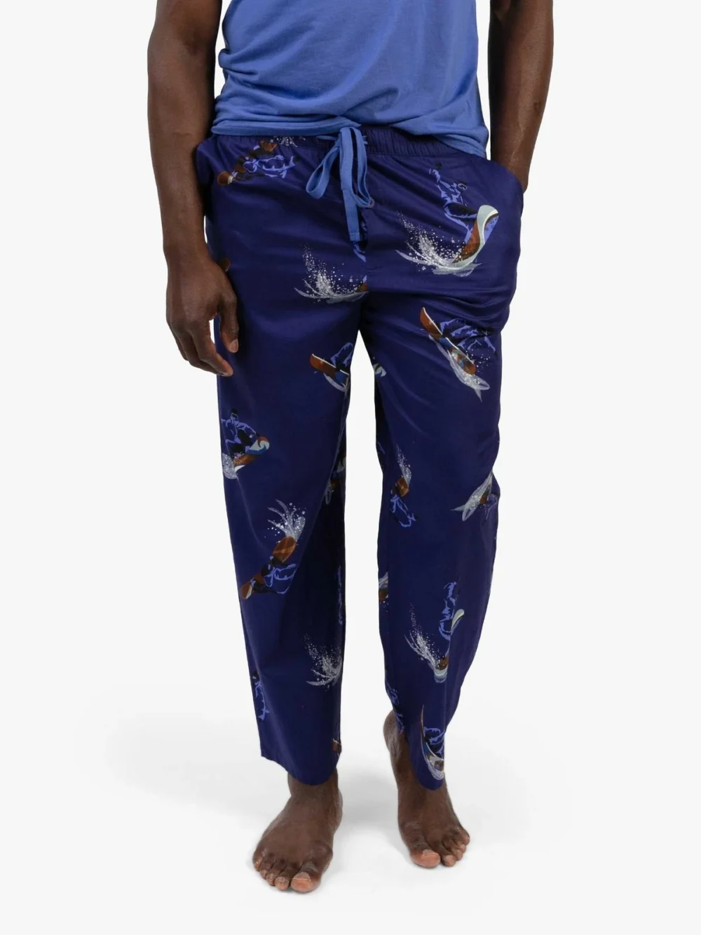 Jamie Snowboarder Print Lounge Pants