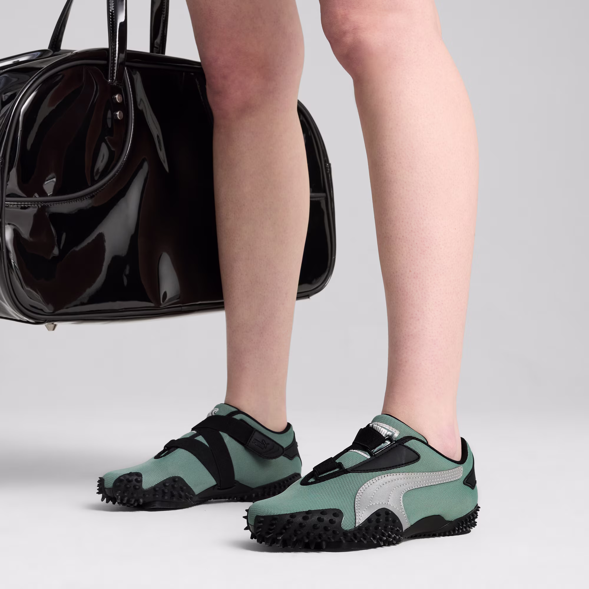 Mostro OG Panelled Low-Top Woven Trainers - Image 3