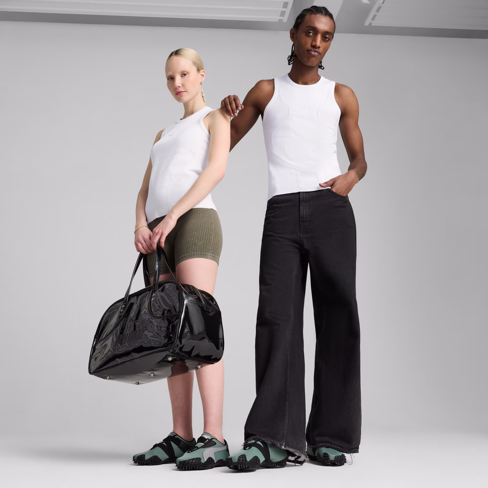 Mostro OG Panelled Low-Top Woven Trainers - Image 4