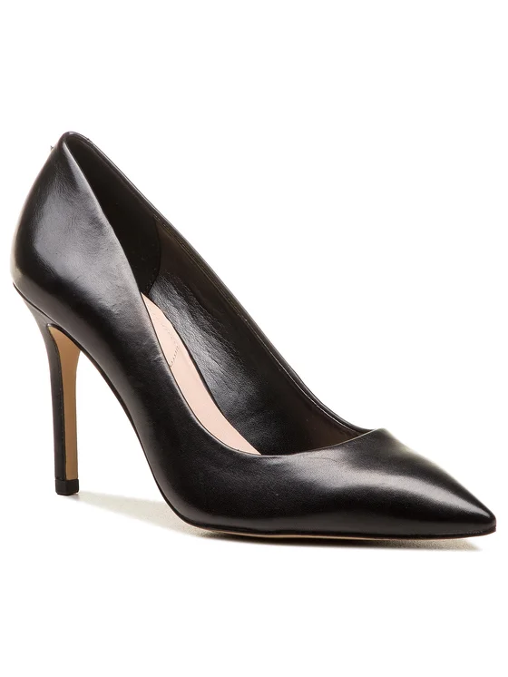 Fiania Leather High Heel Courts