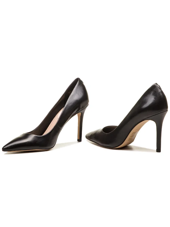Fiania Leather High Heel Courts - Image 2